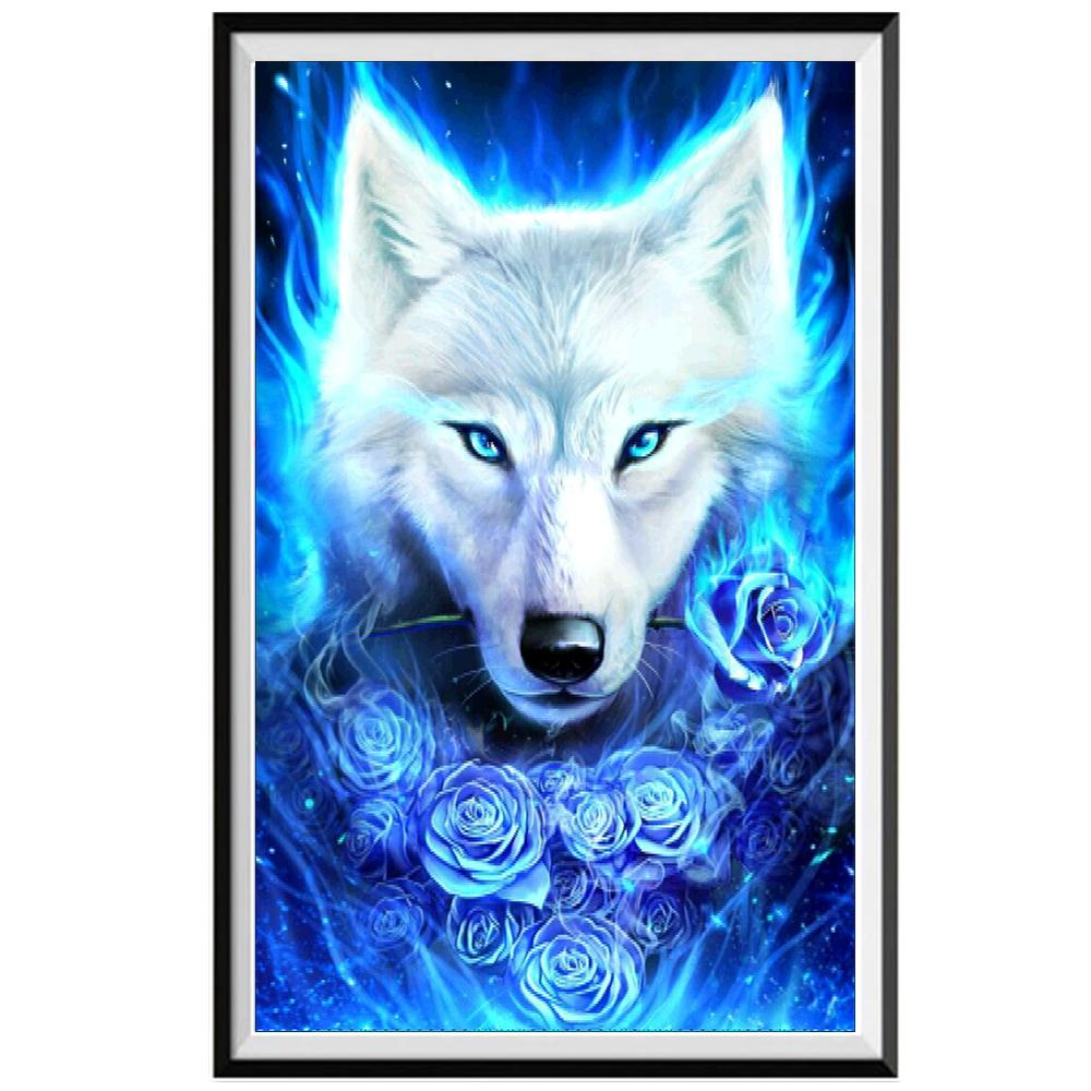 5D алмазная живопись «сделай сам», лесные животные, полный бриллиант, ручная работа, алмазная вышивка, мозаика, украшение для дома, гостиной, подарок