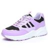 Moonstar Platform Sneakers with Elastic Size NM Size 2E Girls' Laces, 19-24.5cm, J041, Purple, 24.0cm,