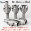 Нержавеющая сталь 304 1/2" 3/4" 1" 2"-5" BSP Внутренний Наружный Камлок Фитинг Адаптер Штуцер Быстроразъемный Для Шланга Насоса Домашнее Пивоварение Тип A B-F