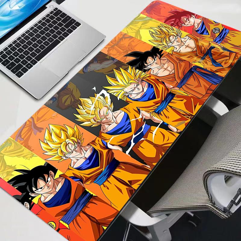 Dragon Ball Mouse Pad durable XL Lockedge Large Gaming Accessories Computer Gamer Keyboard Mouse Mat Desk Mousepad For Csgo