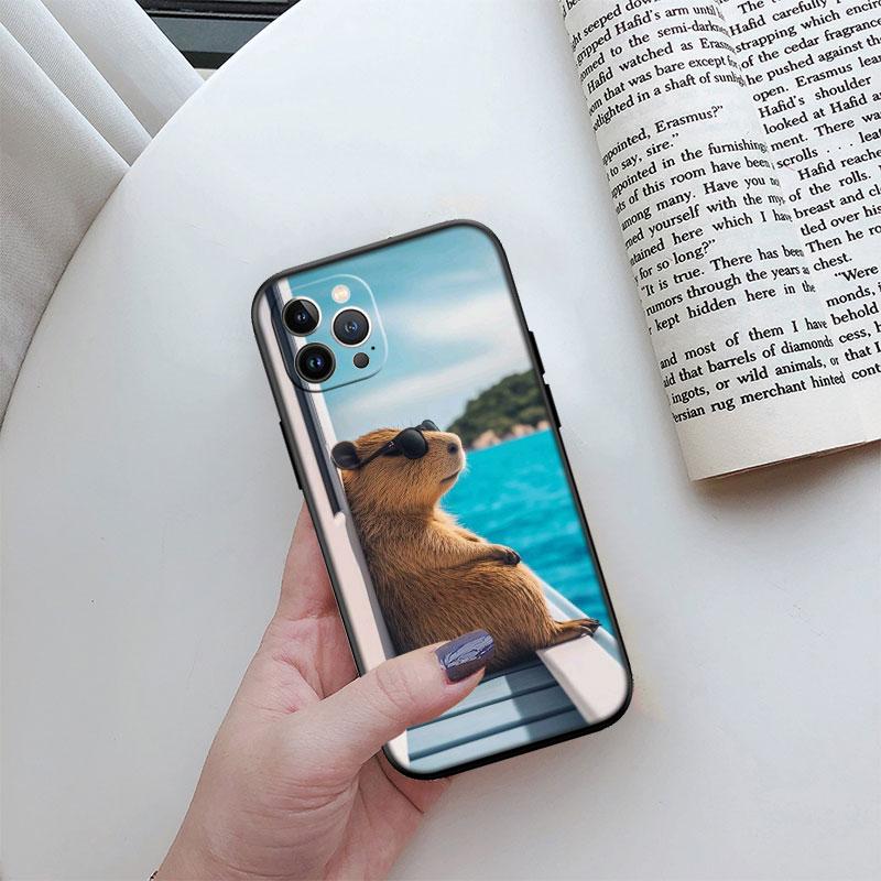 Мультяшная Капибара Новый Высококачественный Чехол для Телефона для Redmi Note 13 14 Pro+ Plus A3 13X 13C 14S 14C
