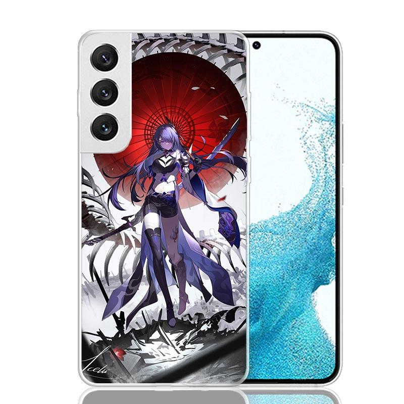 Чехол для телефона Honkai Star Rail Ахерон для Samsung Galaxy S26 Ultra S23 S24 S25 Edge S20 FE S21 S22 Plus Мягкий чехол с принтом Забавный