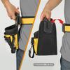 DIYPro Waist Bag Tool Organizer with 21 Compartments Electrician Pouch Heavy Duty for Carpenters and Home Improvement Clip, -