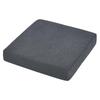 Baibu Home Zabuton Cushion Memory Foam High Resilience Cushion Thick 7cm Chair Cushion Zabuton Floor Cushion 2 Layer Structure 42cm Square Dark Gray +