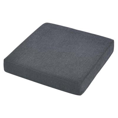 Подушка Baibu Home Zabuton из пены с эффектом памяти, высокоэластичная подушка толщиной 7 см, напольная подушка Zabuton, двухслойная структура, квадратная, темно-серая, 42 см +