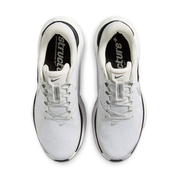 Nike Мужские кроссовки Structure Plus Summit White Black Metallic Silver II7192-100