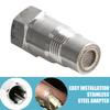 Stainless Steel Extension Fitting with Filter Screen M18x1.5 Oxygen Sensor Adapter 1.8 Inch Thread Reducer Coupling Adapter Connector
