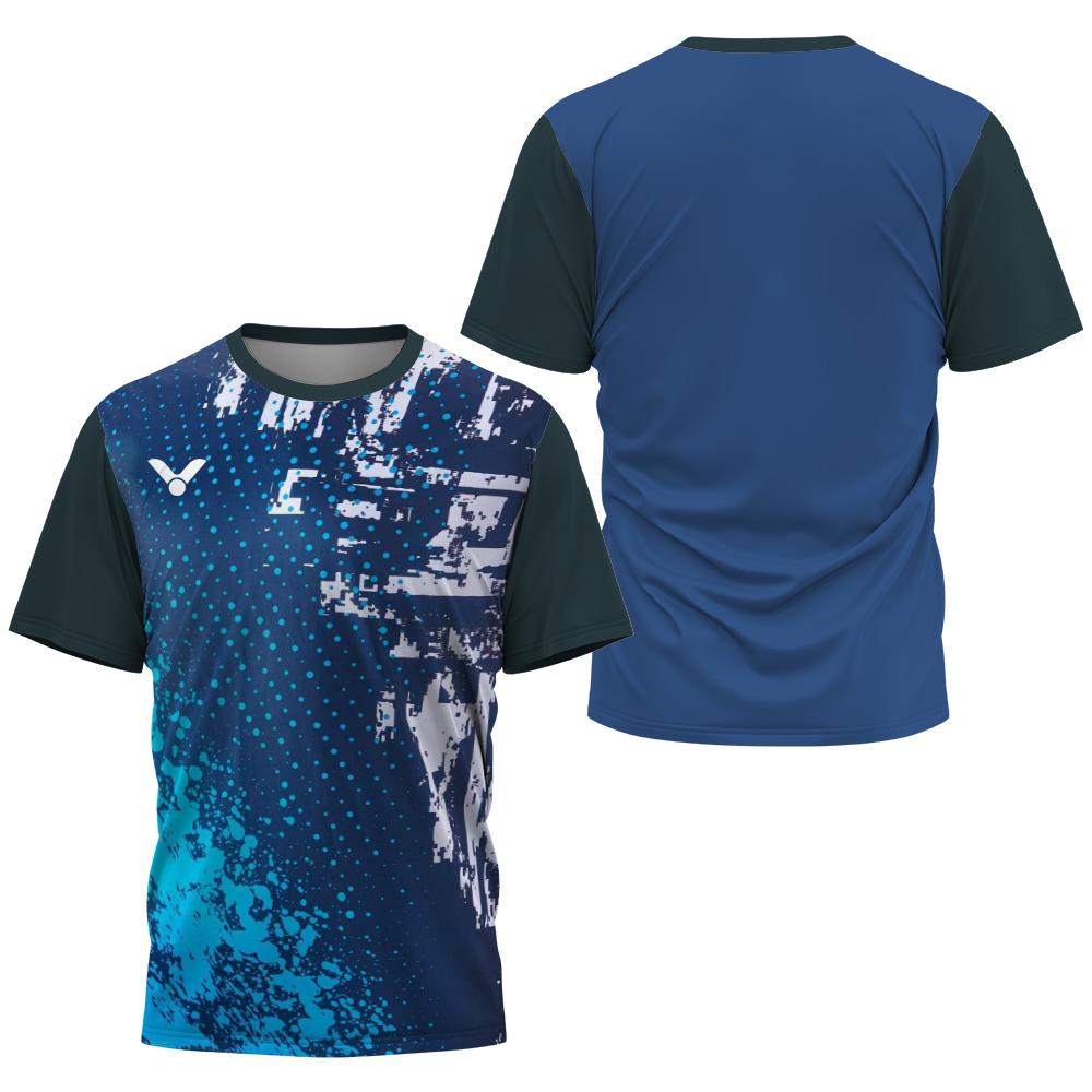 Дышащая футболка для бадминтона, тенниса, 3D-принта, мужская футболка, модная спортивная одежда, верхняя одежда для мужчин, спортзала, фитнеса, короткий рукав, для активного отдыха