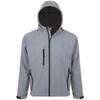 Mens Replay Hooded Soft Shell Jacket (Breathable, Windproof And Water Resistant)