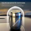 Car Ashtray With LED Light Portable Ashtray With Vacuum Anti Smell No Smell Seat Cup Holder Cigar Auto Sparts Mini Litter Bucket