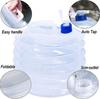 Collapsible Water Container Drinking Water Carrier Jug Food Grade Camping Hiking Outdoor Convenient Storage Portable Folding Water Carrier with Tap