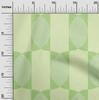 oneOone Хлопковая гибкая светло-зеленая ткань с геометрическим рисунком по всей форме, принадлежности для квилтинга, ткань для шитья с принтом в ярдах, 40 дюймов