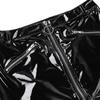 Женская Классическая Мини Юбка-Карандаш Bodycon А-силуэта с Высокой Талией из Искусственной Кожи для Клуба Короткая Юбка