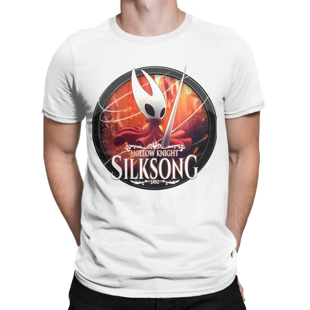 Hornet Hollow Knight Silksong Men's T Shirt Bug Warrior Funny Tees Short Sleeve O Neck T-Shirt 100% Cotton New Arrival Tops