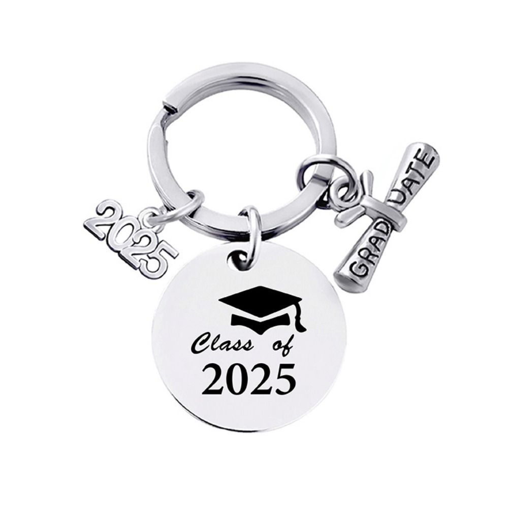Подарки на выпускной 2025 года, брелок для выпускника средней школы, аксессуары, брелок