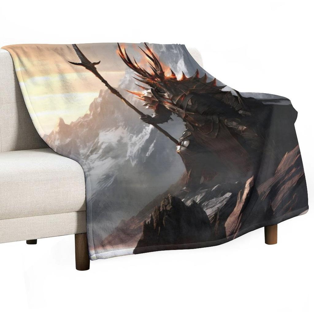 Waterpixel Art #222 Throw Blanket Multi-Purpose Hairys blankets and throws decorative Blankets