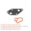 Oil Cooler Gasket Set + Oring Seal For Nissan Altima Sentra Rogue X-trail 4 Cyl