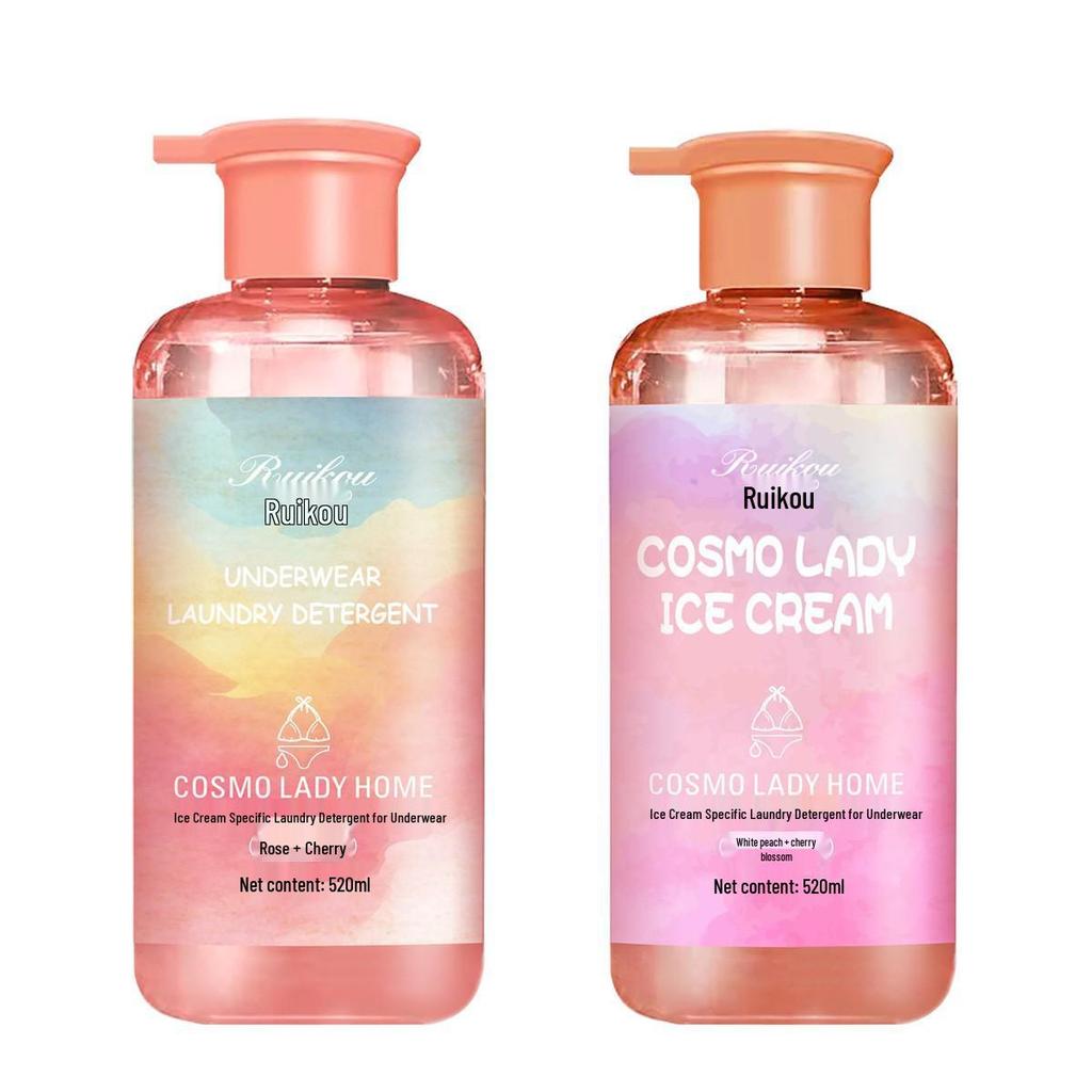 Антибактериальное средство для стирки Rui Kou для нижнего белья - Удаляет пятна и кровь, с долговременным ароматом.