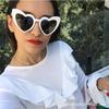 Солнцезащитные очки Love Women'S Милые солнцезащитные очки в форме сердца Модные очки в форме персикового сердца 15983