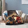 Heated Rivalry Blanket Flannel Canadian TV Show Super Soft Throw Blankets for Outdoor Travel Bedspread