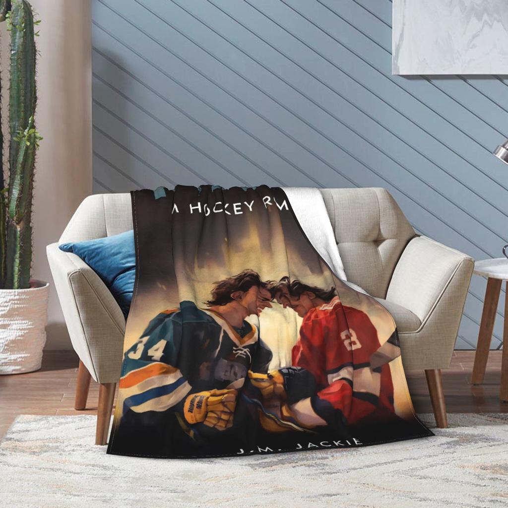 Heated Rivalry Blanket Flannel Canadian TV Show Super Soft Throw Blankets for Outdoor Travel Bedspread