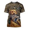 Summer Jungle Camouflage Creative Design Graphic T Shirts Suitable for Outdoor Hunting Hide 3D Print Men O-neck Short Sleeve Tee