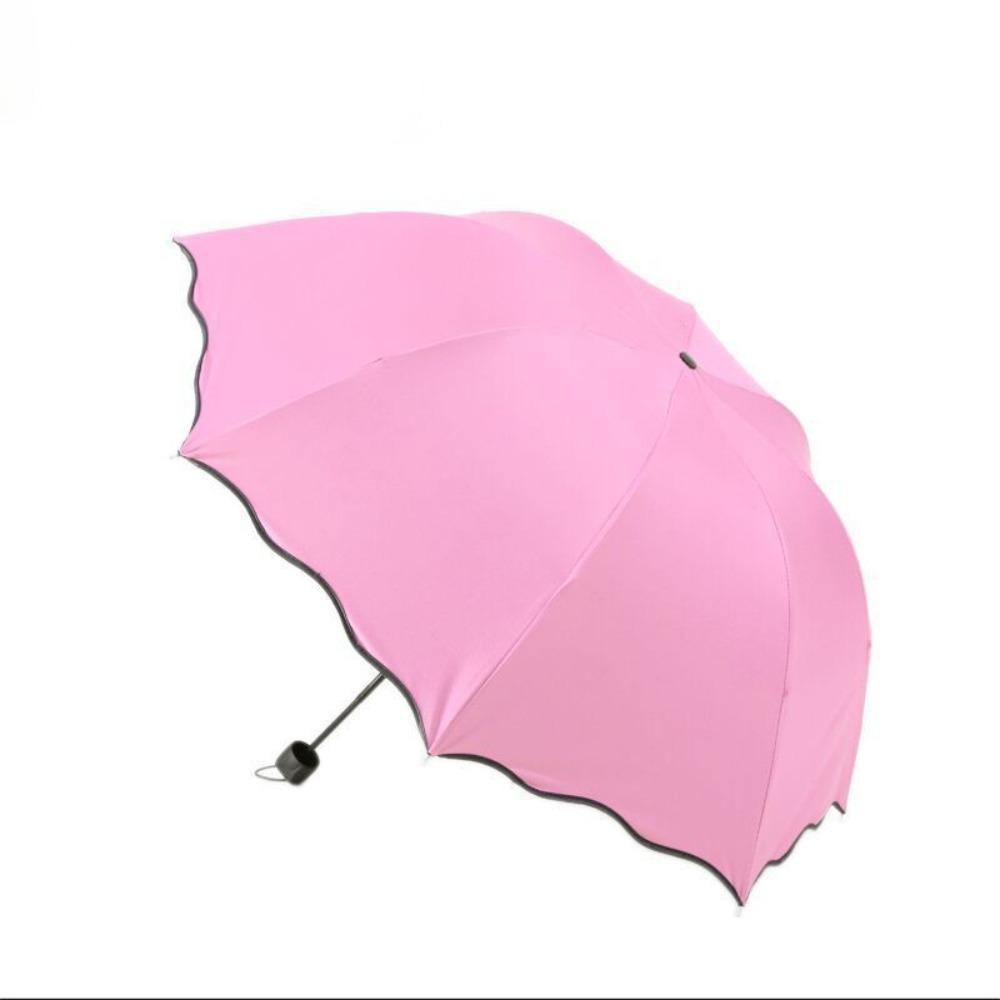 UV Protection Portable Sunshade Bloom In Water Women's Parasol Folding Rain Umbrella Travel
