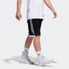 Adidas Sports Side-Stripe Breathable Basketball Shorts Men Bottoms Black BQ9871