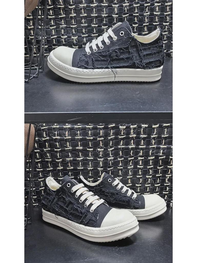 Unisex Casual 3D Sole High-Top Canvas Sneakers - Breathable, Vintage Style