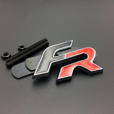 Передняя эмблема FR Metal Наклейки на автомобиль для Seat Leon 2 FR+ Cupra Ibiza Altea Exeo Formula Racing Аксессуары для автомобилей Стайлинг автомобиля