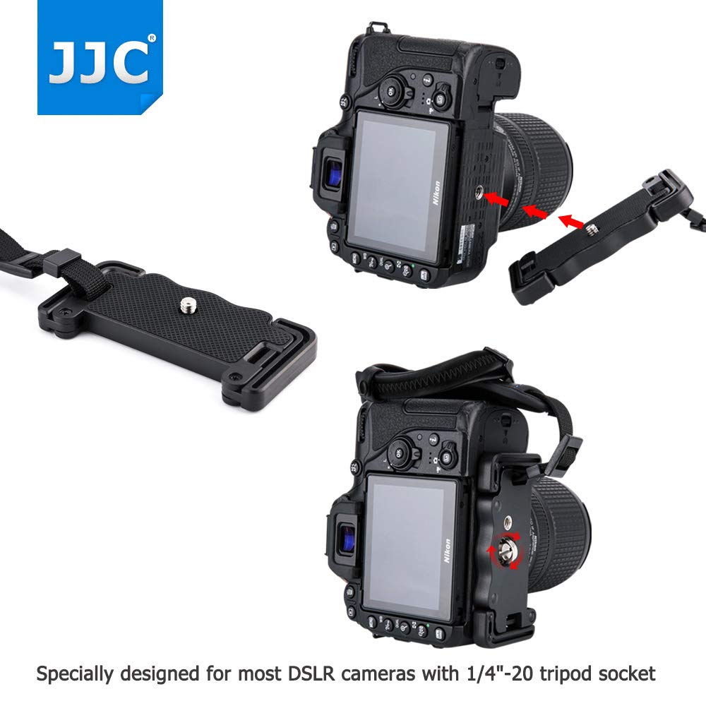JJC Rest Strap with Base for Canon Nikon Z50 COOLPIX Sony A7C A7M3 U-Shaped 6DM2, 5DM4, 9000D, ZR, Z5II, II, Z6III, D850, D810, D750, D610, P1100, R,