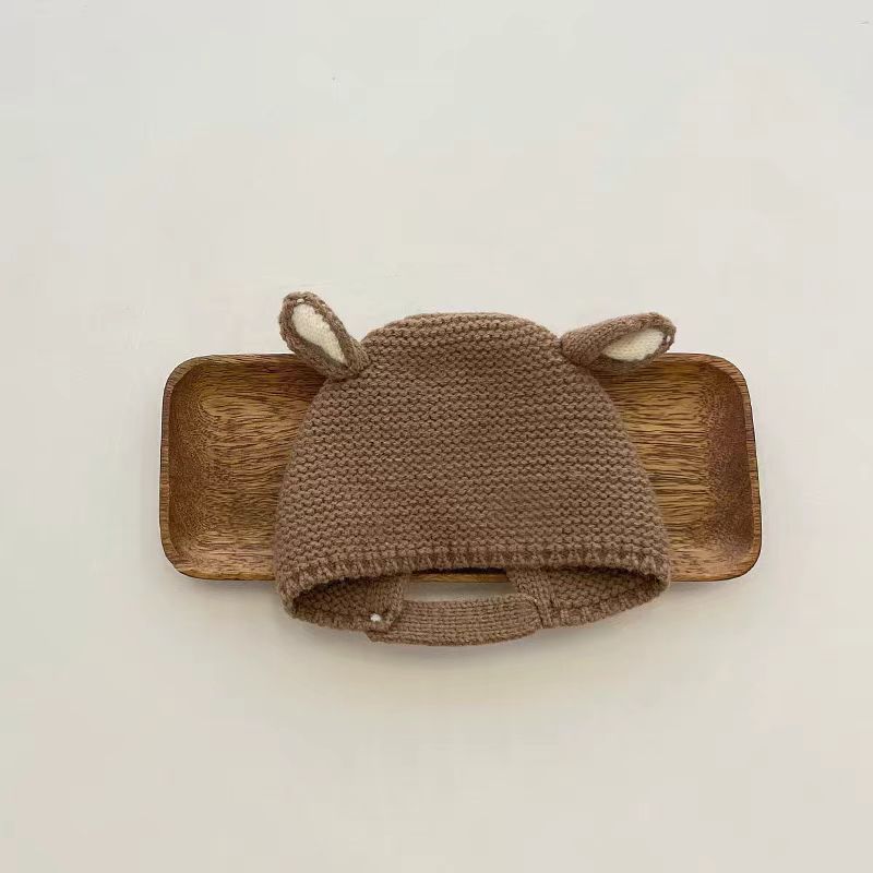 Зимняя шапка-ушанка для младенцев и маленьких детей