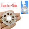 Big Size Dental Lab Polishing Diamond Double Sided Cutting Disc for Dental Cutting Plaster Disc Wheel Dental Lab Tool 40&45mm
