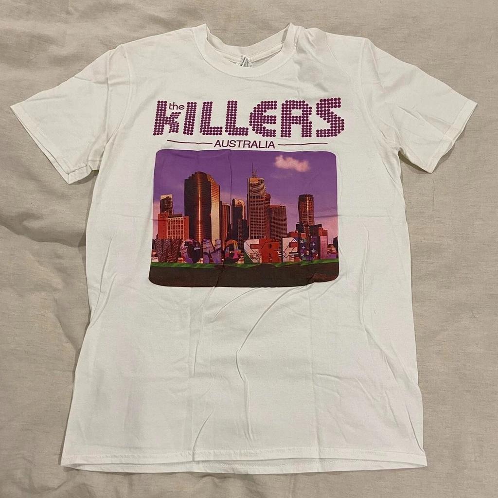 The Killers white shirt Short Sleeve Size S to 5XL