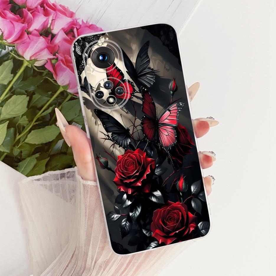 Чехол для Honor 50 Pro RNA-AN00 Милый Лев Модный Расписной Чехол Мягкий Силиконовый Чехол для Телефона Для Honor 50 Honor50 Pro Задняя Крышка Сумки