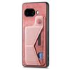 For Google Pixel 9a Case with Card Slot Kickstand Retro Leather Back Cover