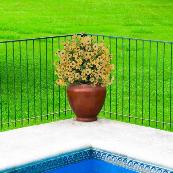 1/2 шт искусственный фиолетовый цветок с колышком устойчивый к ультрафиолетовому излучению искусственный пластиковый цветок шип для внутреннего и наружного сада крыльца патио свадебное украшение для вечеринки