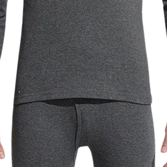 Мужское термобелье, комплект кальсоны и футболка, повседневный костюм из двух частей, зимний, сохраняющий тепло, с длинным рукавом, топ и брюки для холодной погоды