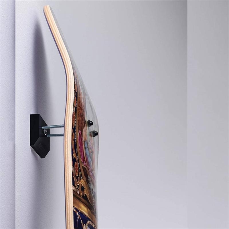 Skateboard Wall Mount Display Rack Skateboard Wall Display Rack Hanger Holder Longboards Deck Rack Wall Mounted Bracket