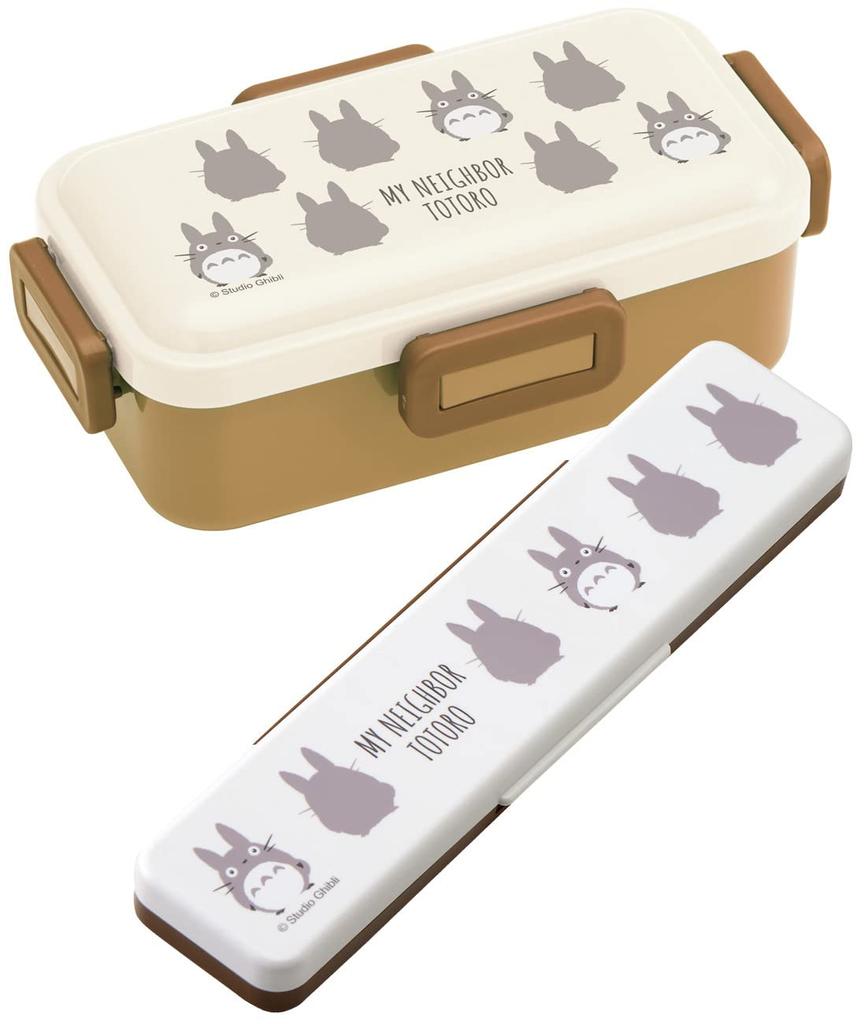 Skater антибактериальная пушистая крышка-купол Bento Box 530 мл Мой сосед Тоторо силуэт Ghibli Сделано в Японии PFLB6AG-A