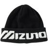 Mizuno Breath Thermo Big Logo Knit B2JWC520 Cap, Heat-Generating Material, Black,
