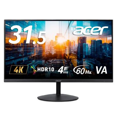 Acer 4K Монитор KG2 дюйма VA Матовый NTSC HDR 10 HDMI Динамик Разъем для наушников Совместимость с VESA SA322QKbmiipx 31.5 72% 2.0 DisplayPort1.2 Встроенный