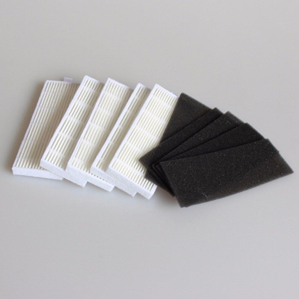 Replacement Sponge + Filters for ILIFE Chuwi Ilife A4 A4S A6 Robot Vacuum Cleaner Hepa Filter Cleaning Robot