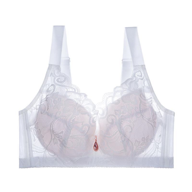 Бюстгальтеры пуш-ап для женщин, сексуальное кружевное нижнее белье с тонкими чашками, беспроводное удобное нижнее белье больших размеров
