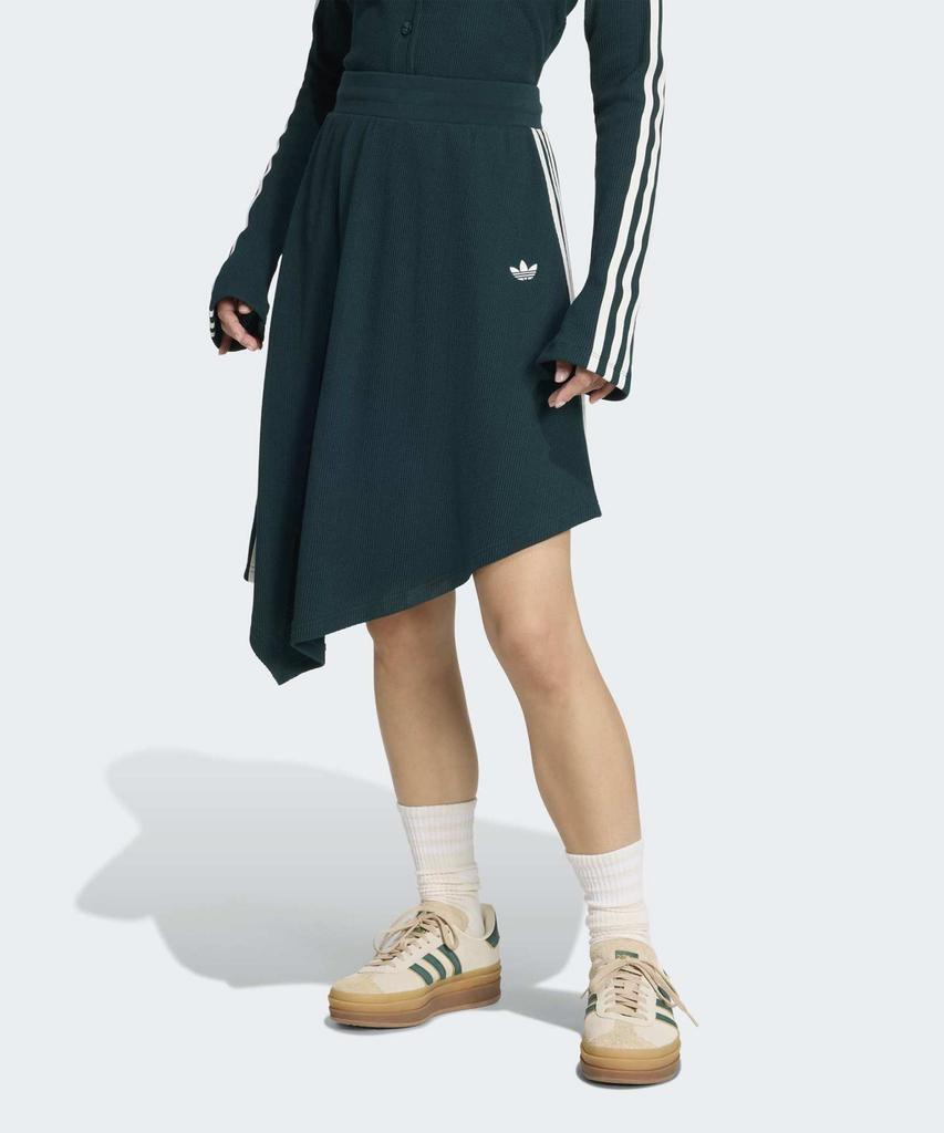ADIDAS Waffle Asymmetrical Skirt - Green / Ks7781