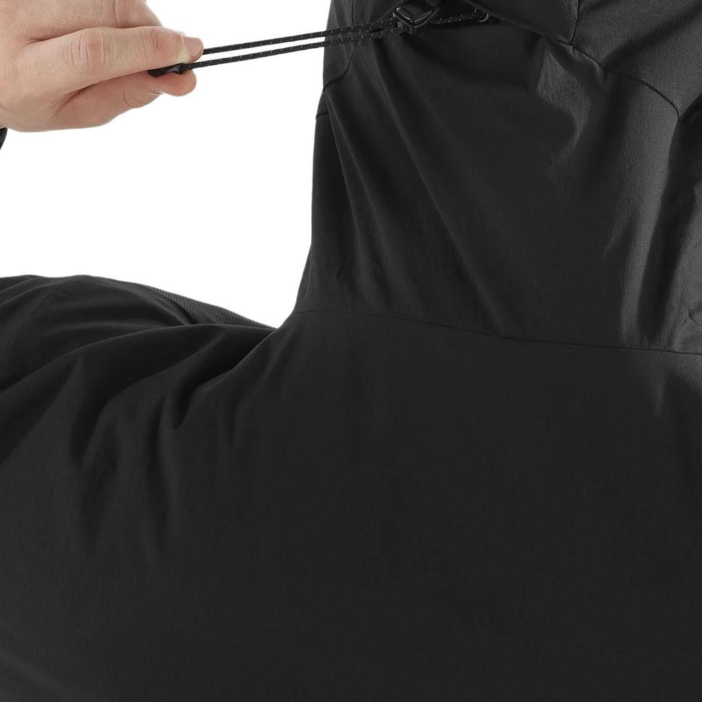 SALOMON Mountain Flex Waterproof Warm Breathable Hooded Jacket Men Jackets Deep-Black LC2298000