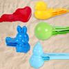 Cute Duck Shaped Rice Mold Maker Clip Children Outdoor Plastic Duck Rice Mold DIY Snowball Maker Sushi Mold With Handle