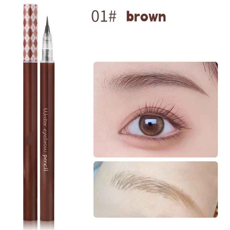 Super Thin Head 0.01mm Liquid Water Eyebrow Pencil Easy To Color Waterproof Anti-sweat Wild Eyebrow Pencil Makeup Beauty Tools