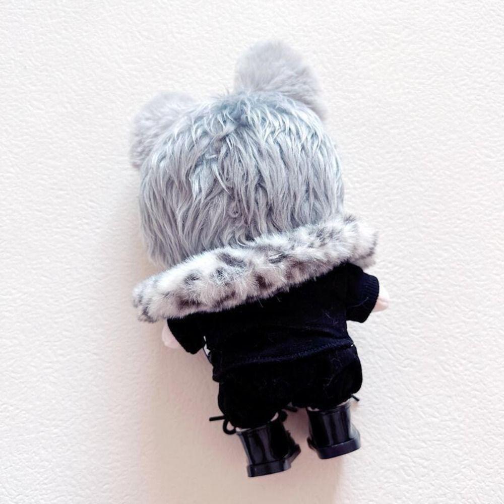 Suit Mini Clothes Cotton Stuffed Dolls 20cm Doll Clothes Doll Plush Vest Doll Pants Doll Fur Coat
