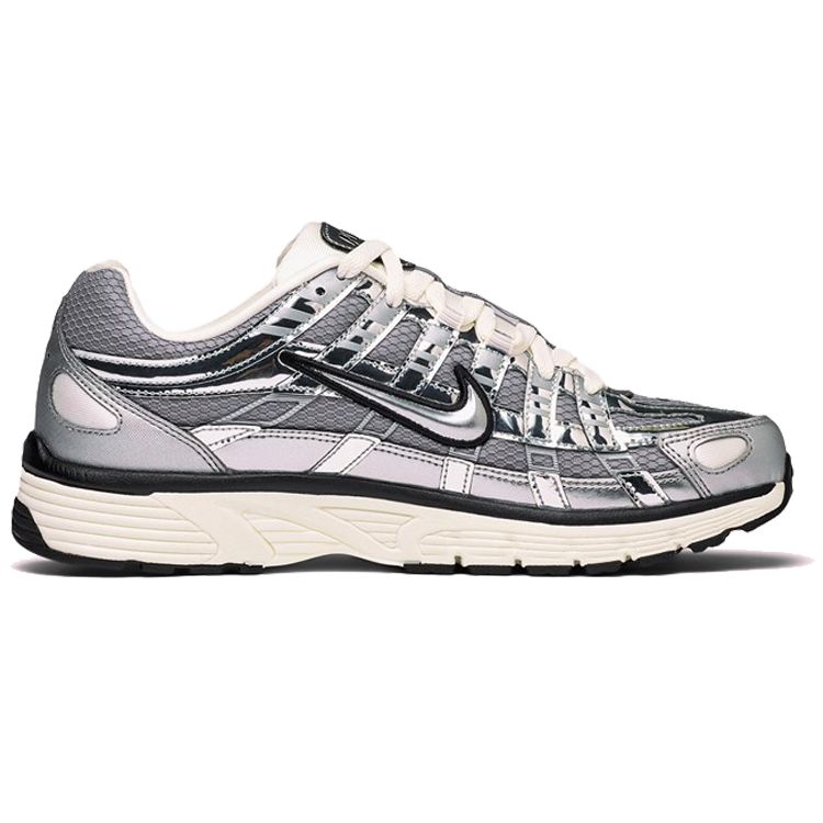 Nike P-6000 Металлические серебристые мужские кроссовки Sail Black CN0149-001